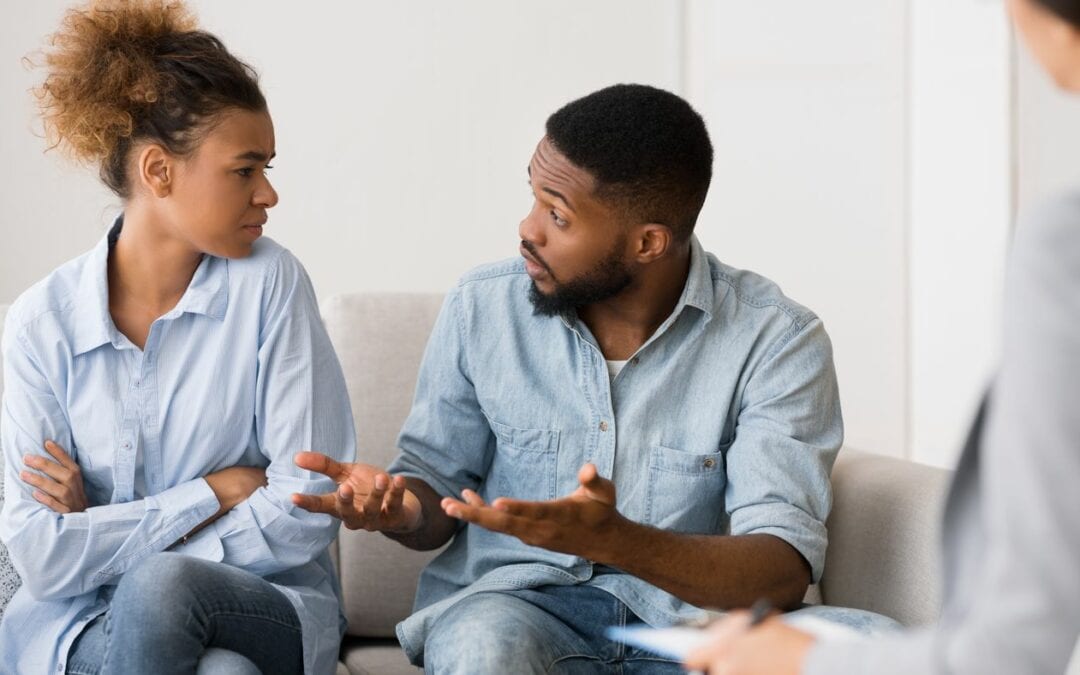 Married couple in counseling